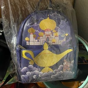 NWT loungefly castle series Aladdin backpack